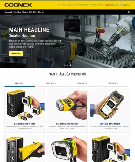 Web sản phẩm điện cơ
