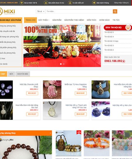 Web phong thủy Mixi
