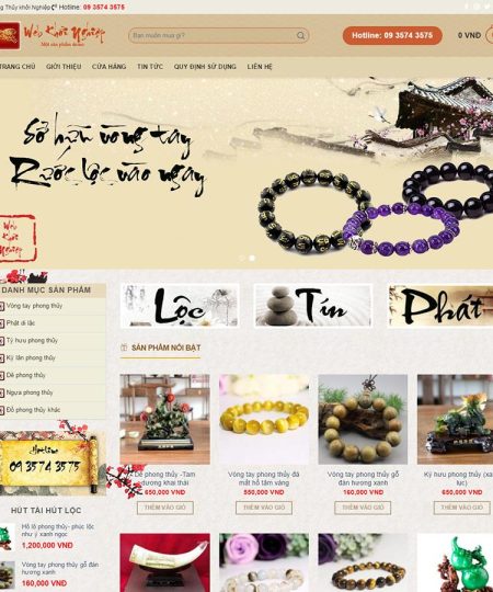 Web bán đồ phong thủy