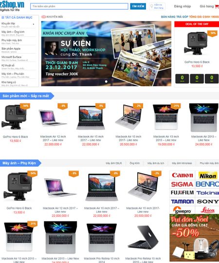 Shop đồ công nghệ