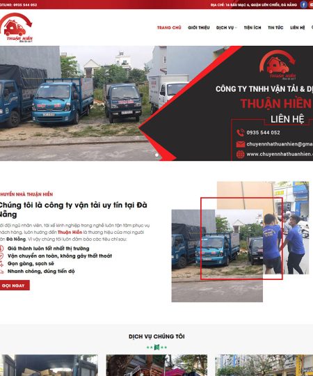 Theme wordpress dịch vụ chuyển nhà