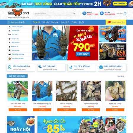 Mẫu Web chuẩn SEO haisan