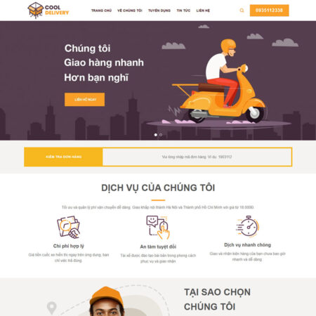 Mẫu web chuẩn SEO vanchuyen