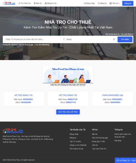 Web đăng tin cho thuê bất động sản