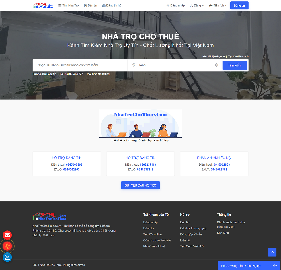 Web đăng tin cho thuê bất động sản