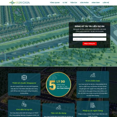 Theme wordpress landing page bất động sản 66