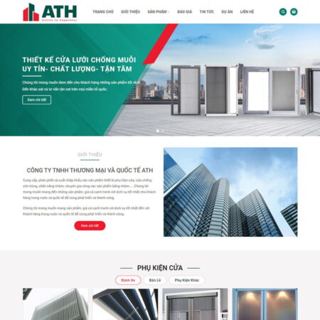 Theme wordpress bán cửa lưới