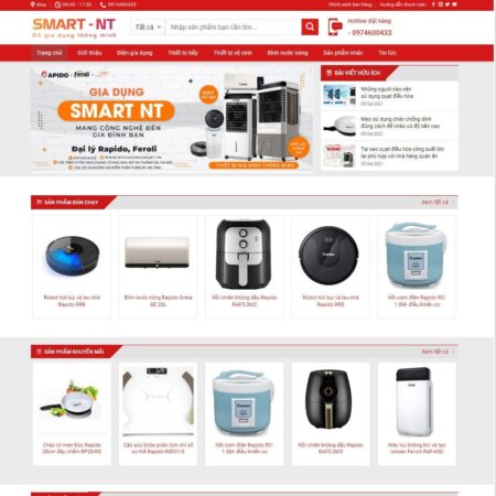 Theme wordpress bán đồ gia dụng 01
