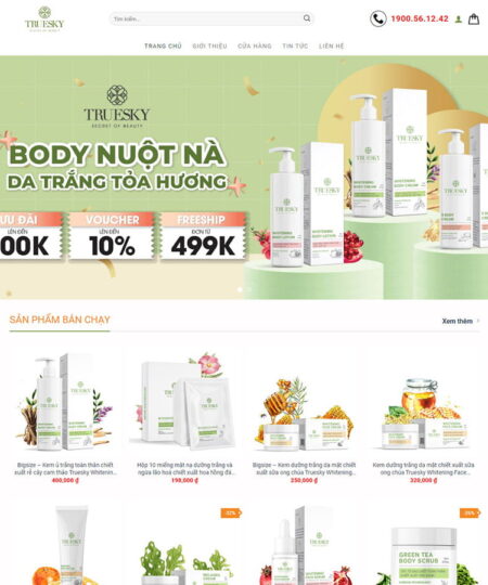 Theme wordpress mỹ phẩm 14