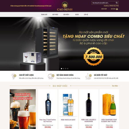 Theme Wordpress bán rượu 01