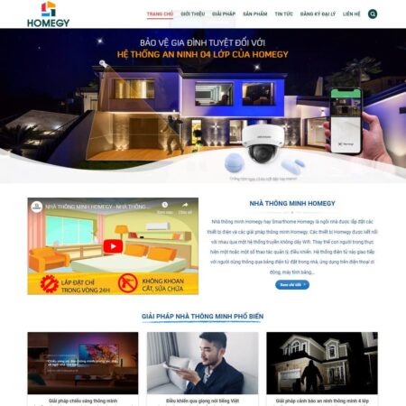 Theme wordpress dịch vụ nhà thông minh smarthome