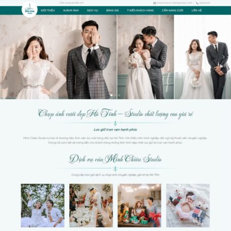 Theme wordpress studio ảnh cưới 03