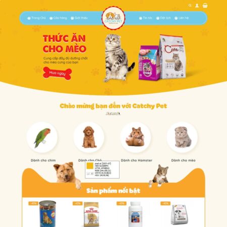 Theme wordpress thú cưng 02