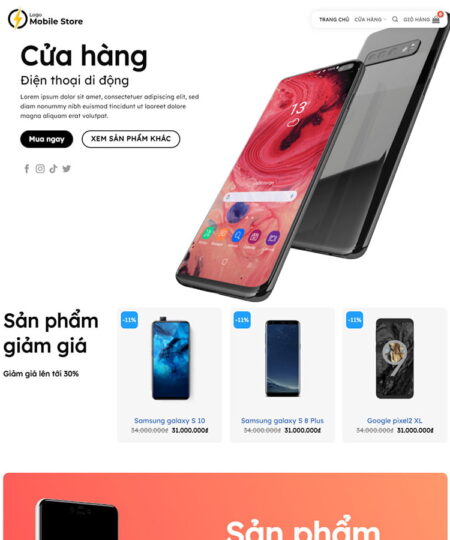 Theme wordpress bán điện thoại 04