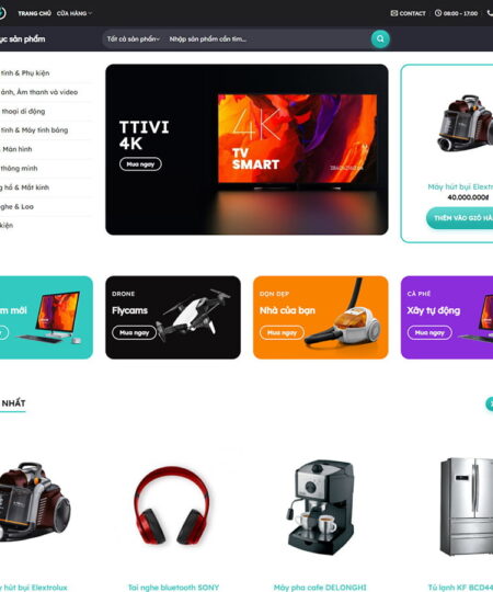 Theme wordpress bán hàng điện tử