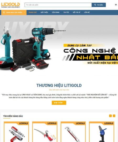 Theme wordpress bán thiết bị làm vườn