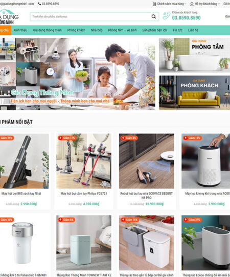 Theme wordpress bán đồ gia dụng