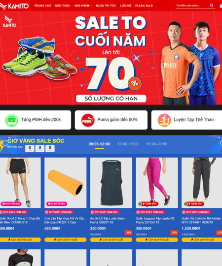 Theme wordpress bán giày dép