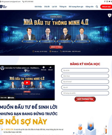 Theme wordpress bán khóa học 04
