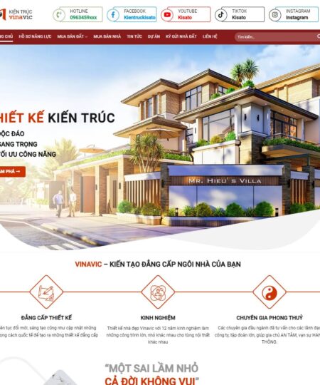 Theme wordpress kiến trúc 5