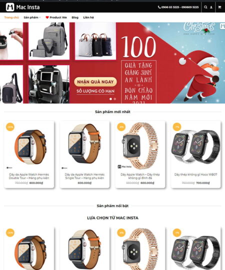 Theme wordpres Mac Shop