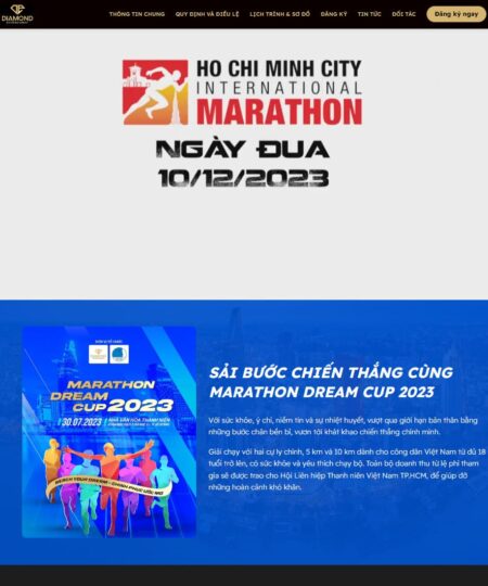 Theme wordpress sự kiện marathon