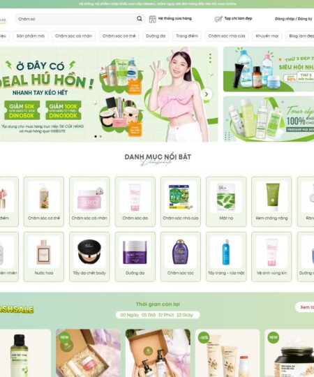 Theme wordpress mỹ phẩm 20
