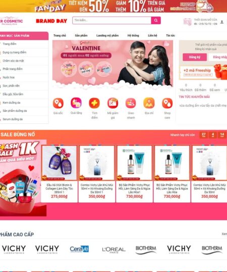 Theme wordpress mỹ phẩm 23