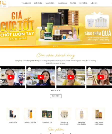 Theme wordpress mỹ phẩm 24