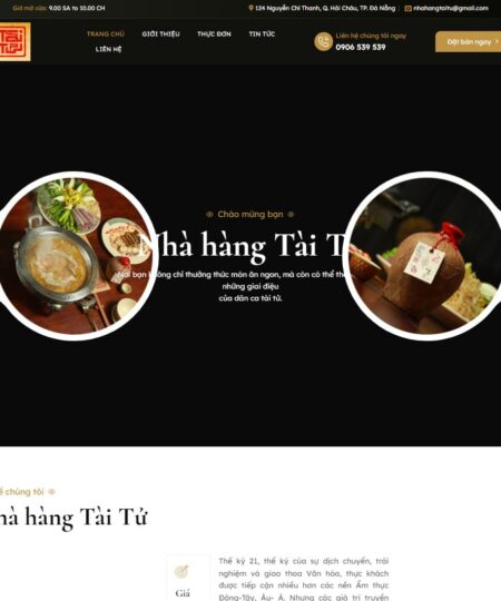 Theme wordpress nhà hàng 06