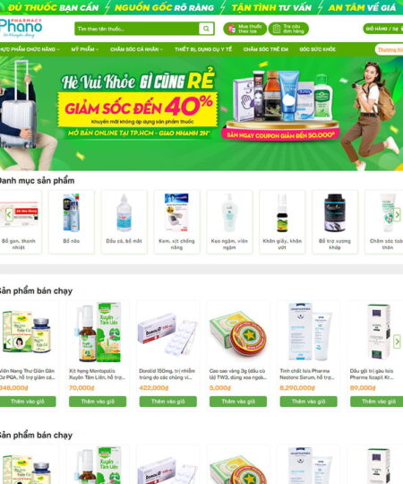 Theme wordpress nhà thuốc 04 cao cấp