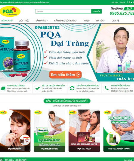 Theme wordpress nhà thuốc 03
