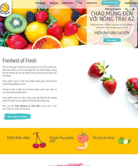Theme wordpress bán nông sản 01