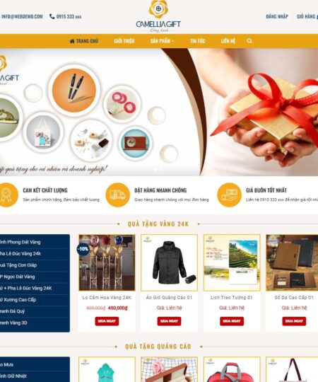 Theme wordpress bán quà tặng đẹp