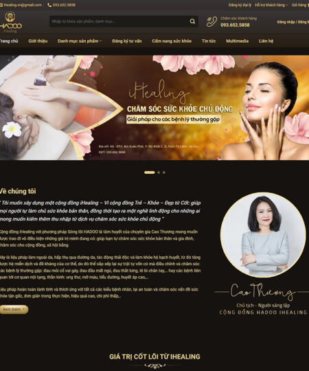Theme wordpress dịch vụ spa 05
