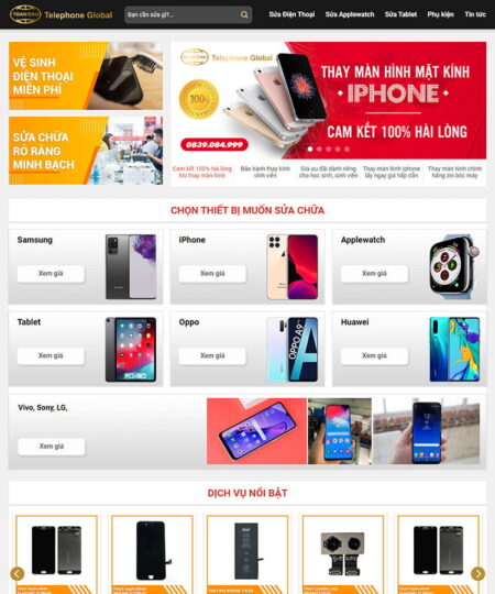 Theme wordpress sửa điện thoại 01
