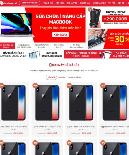 Theme wordpress dịch vụ sửa điện thoại 03