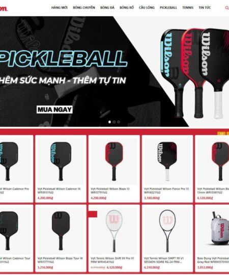 Alternative view of Theme wordpress bán vợt, phụ kiện pickeball