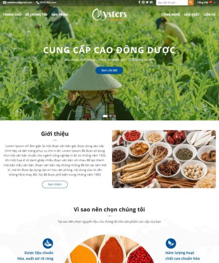 Theme wordpress thực phẩm chức năng 11