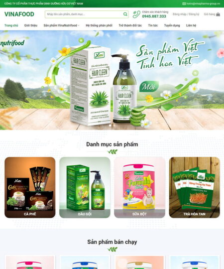 Theme wordpress thực phẩm chức năng 09