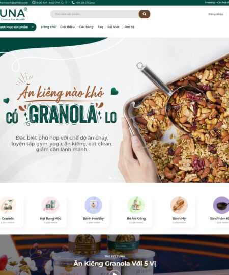 Theme wordpress thực phẩm sạch 5