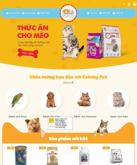 Theme wordpress thú cưng 02