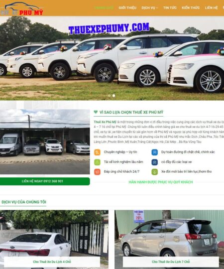 Theme wordpress thuê xe 04