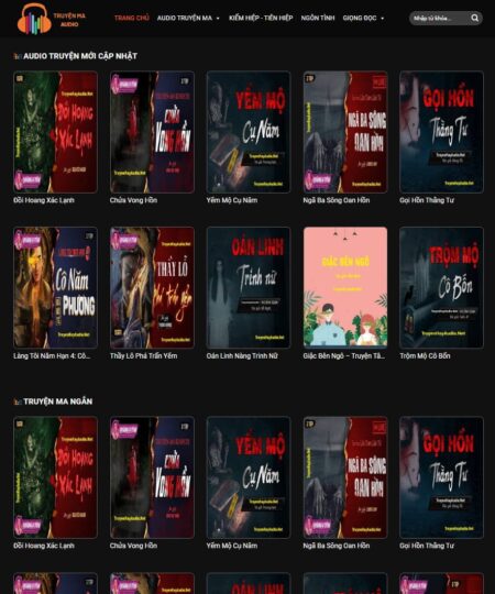 Theme wordpress truyện ma audio