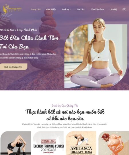 Theme wordpress trung tâm yoga 01