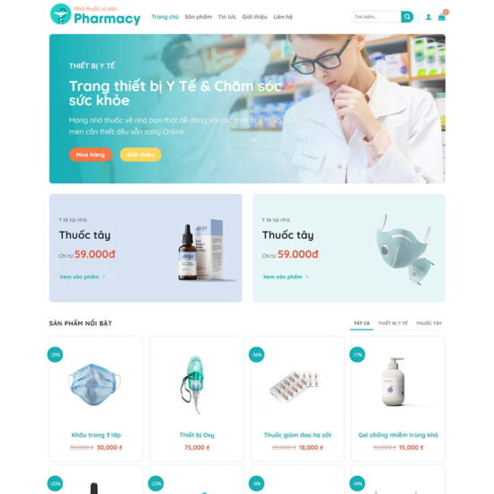 Theme wordpress bán thiết bị y tế - Ảnh 2